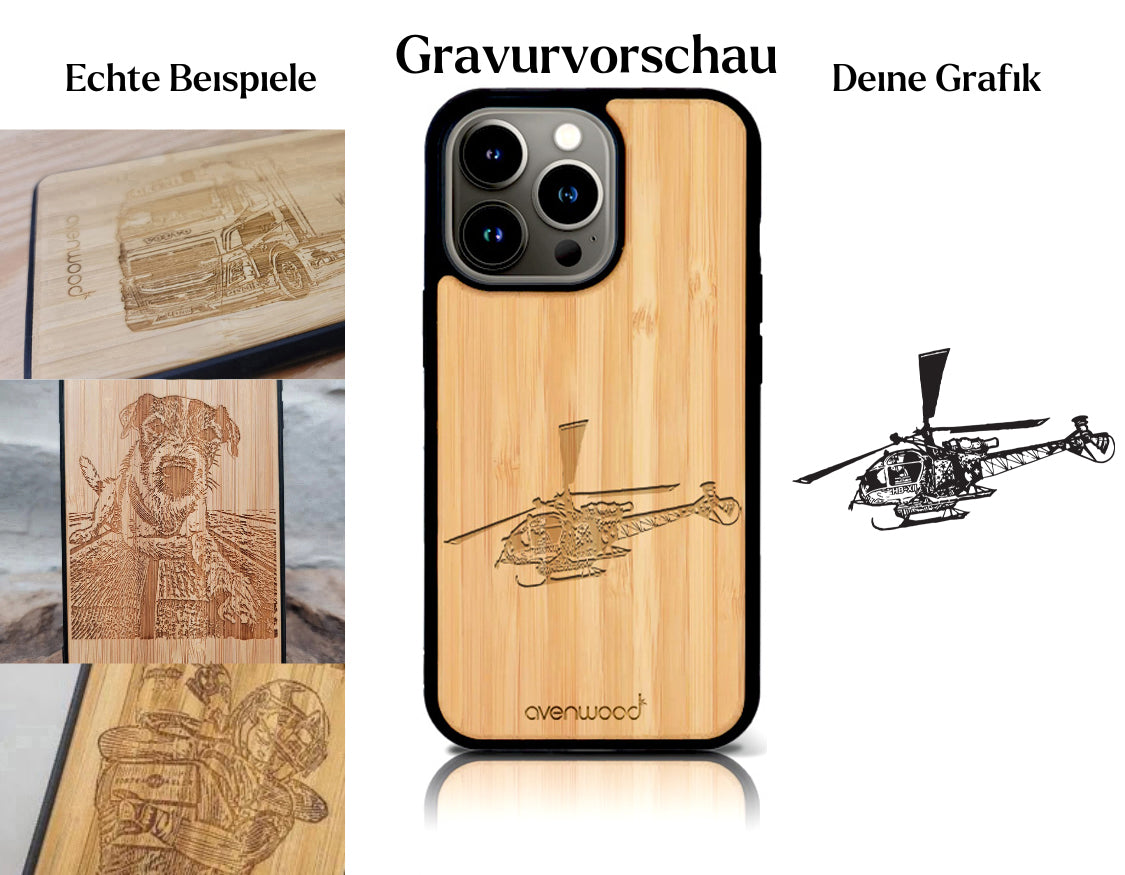 INDIVIDUEL iPhone 15 Pro bambou plastique